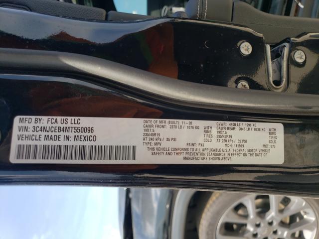 2021 JEEP COMPASS 80 3C4NJCEB4MT550096