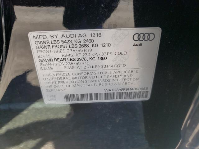 VIN WA1C2AFP9HA089858 2017 Audi Q5, Premium no.10