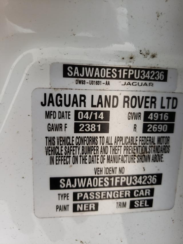 2015 JAGUAR XF 2.0T PR SAJWA0ES1FPU34236