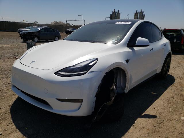 2021 TESLA MODEL Y 5YJYGDEF8MF194836