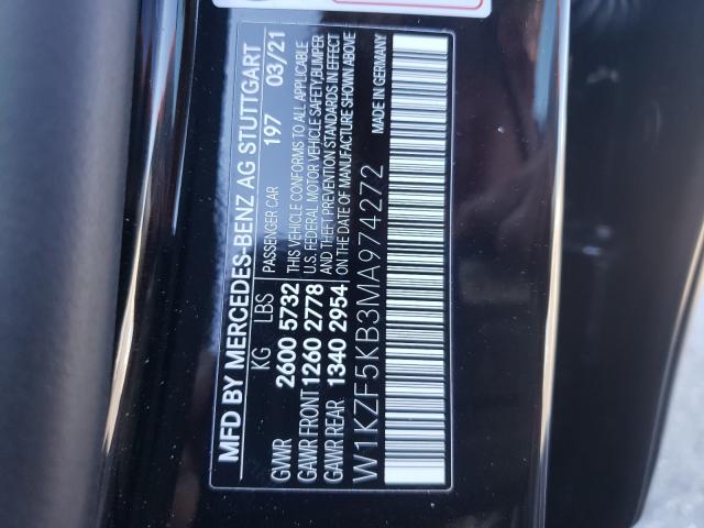 2021 MERCEDES-BENZ E 450 4MAT W1KZF5KB3MA974272