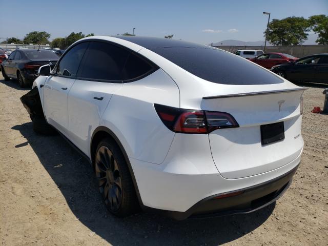 2021 TESLA MODEL Y 5YJYGDEF8MF194836