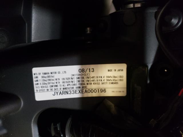 2014 YAMAHA FZ09 JYARN33EXEA000196