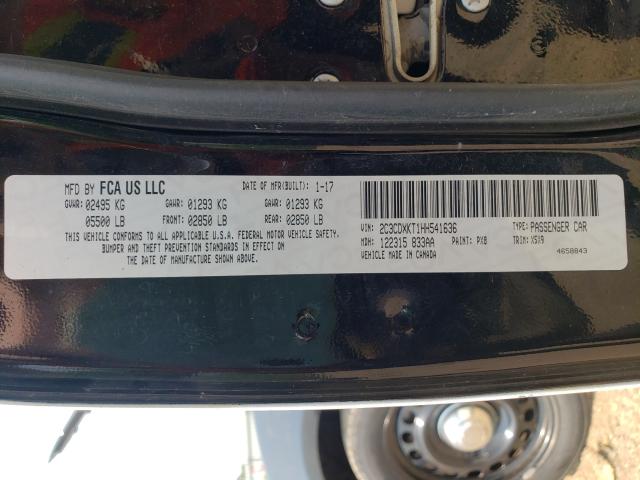 2017 DODGE CHARGER PO 2C3CDXKT1HH541636