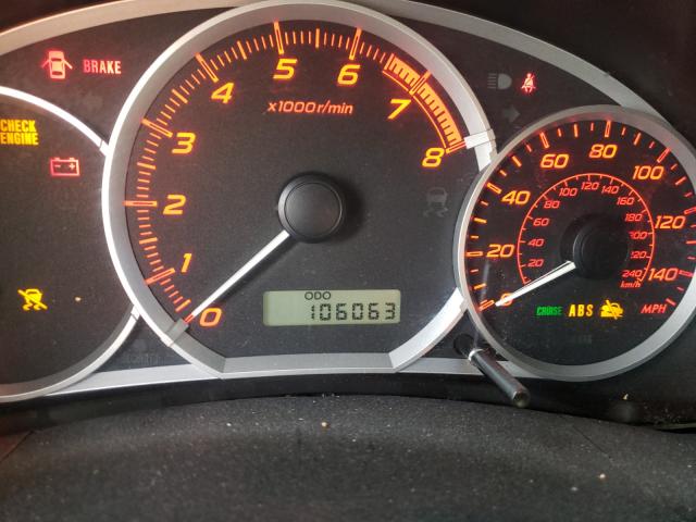 2011 SUBARU IMPREZA WR JF1GV7E69BG523832