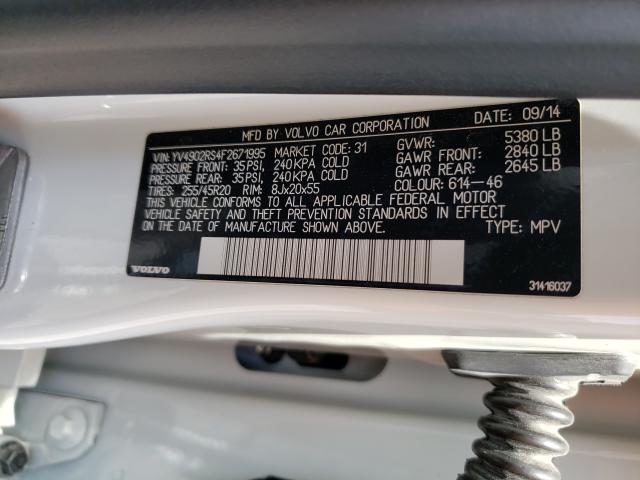 2015 VOLVO XC60 T6 R- YV4902RS4F2671995