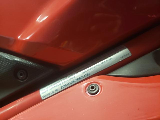 2011 DUCATI 848 ZDM1XBMV5BB014229