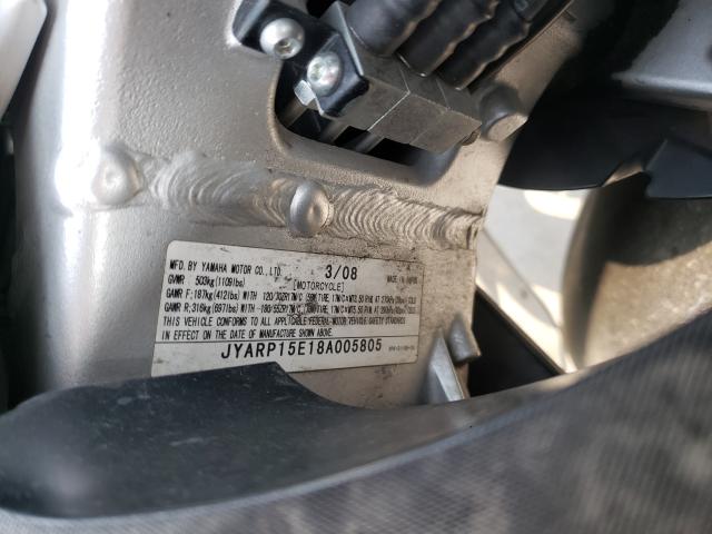 2008 YAMAHA FJR1300 A JYARP15E18A005805