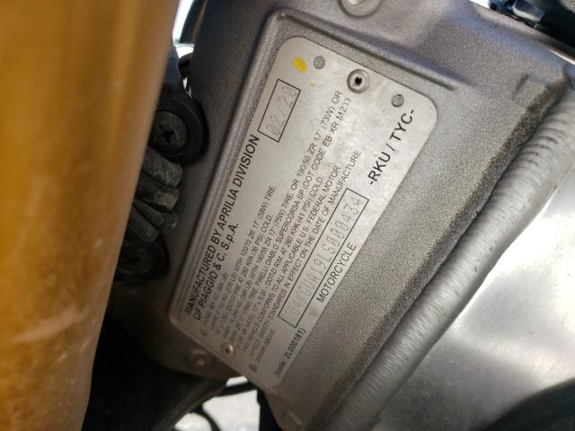 2020 APRILIA TUONO ZD4KGUA19LS000434