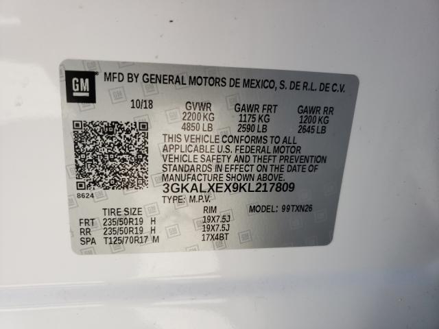 2019 GMC TERRAIN DE 3GKALXEX9KL217809