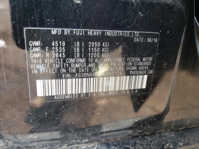 2017 SUBARU LEGACY SPO 4S3BNAS63H3002725