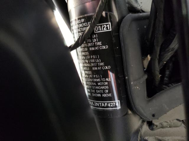 2022 TRIUMPH MOTORCYCLE TRIDENT 66 SMTL10UL2NTAF4274