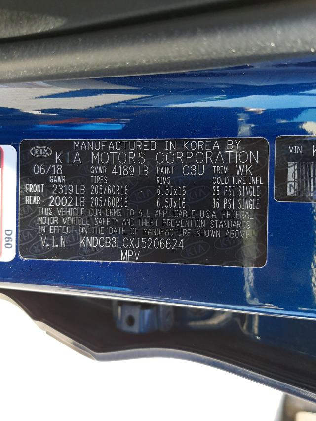 2018 KIA NIRO FE KNDCB3LCXJ5206624