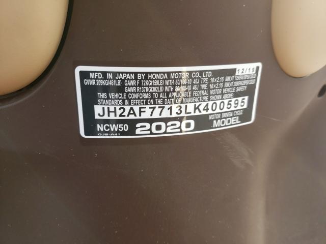 2020 HONDA NCW50 JH2AF7713LK400595