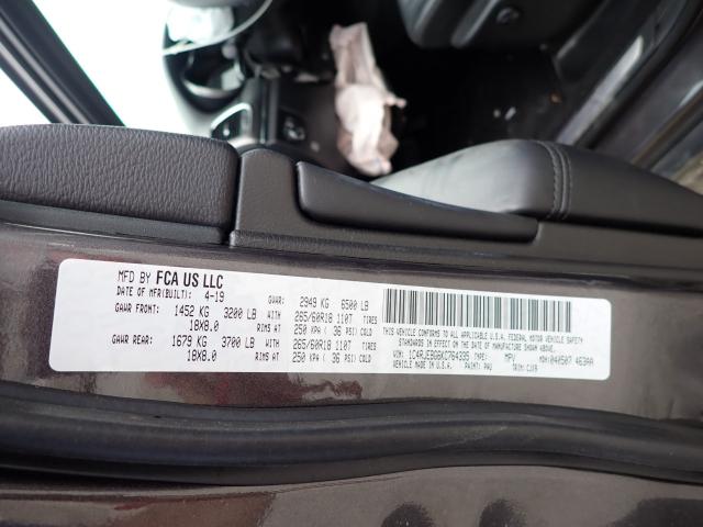 2019 JEEP CHEROKEE 1C4RJEBG6KC764335