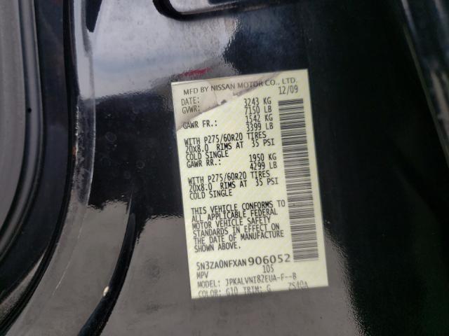 2010 INFINITI QX56 5N3ZA0NFXAN906052