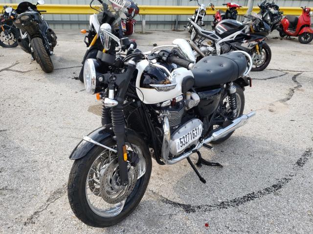 TRIUMPH MOTORCYCLE BONNEVILLE 2017 two tone  gas SMTD40HLXHT808405 photo #3