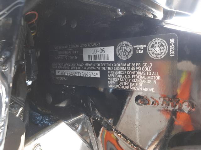 2007 HARLEY-DAVIDSON FLHR 1HD1FB4357Y644574