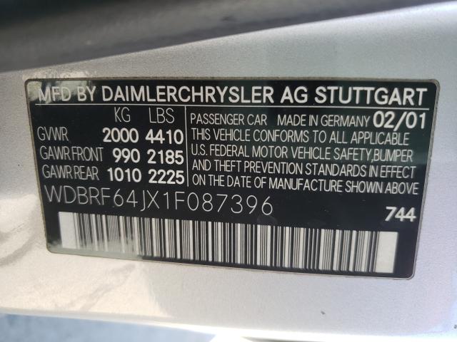 2011 MERCEDES-BENZ C 320 WDBRF64JX1F087396
