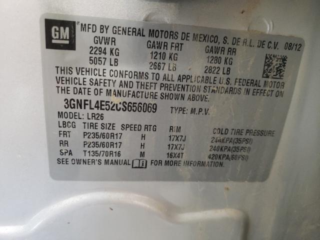 2012 CHEVROLET CAPTIVA SP 3GNFL4E52CS656069