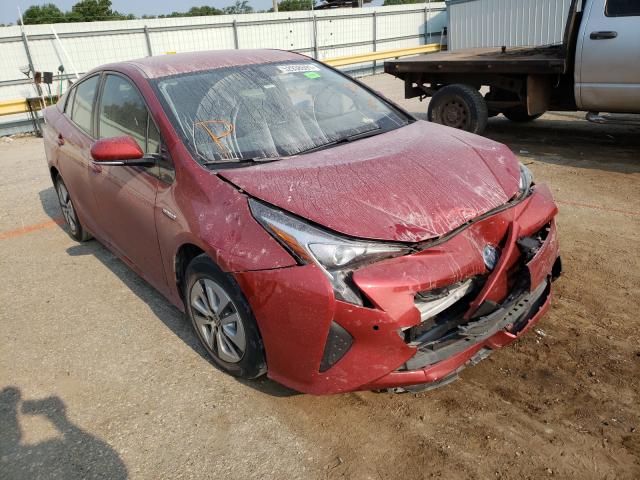 Salvage cars for sale from Copart Wichita, KS: 2018 Toyota Prius