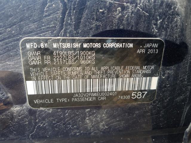 2014 MITSUBISHI LANCER SE JA32V2FW4EU002401