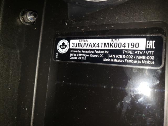 2021 CAN-AM DEFENDER L 3JBUVAX41MK004190