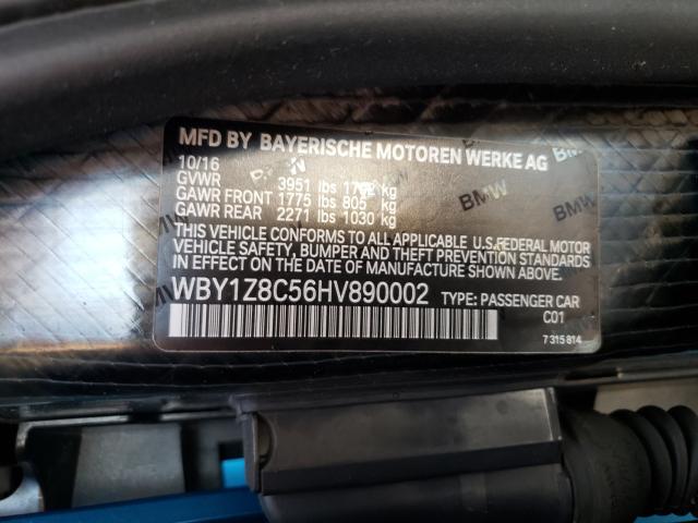 2017 BMW I3 REX WBY1Z8C56HV890002