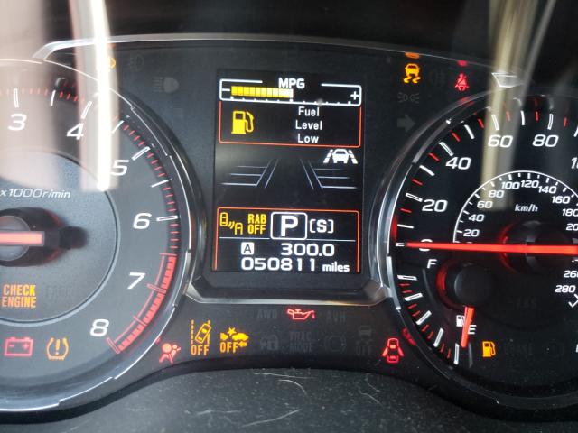 2019 SUBARU WRX LIMITE JF1VA1P65K8820264