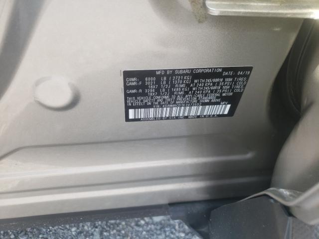 2019 SUBARU ASCENT PRE 4S4WMACD1K3473552