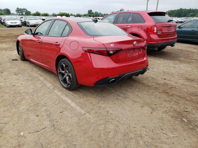 2018 ALFA ROMEO GIULIA TI ZARFAEEN9J7592344