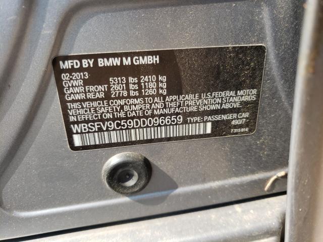 2013 BMW M5 WBSFV9C59DD096659