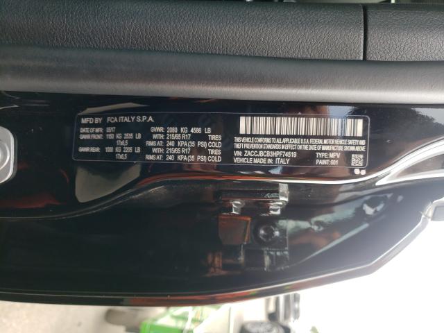2017 JEEP RENEGADE T ZACCJBCB3HPF74519