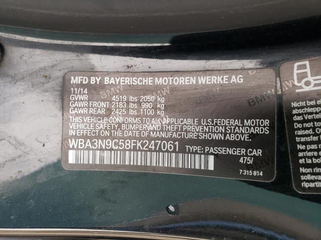 2015 BMW 428XI WBA3N9C58FK247061