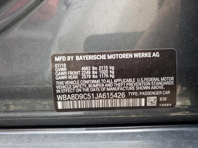 2018 BMW 330 XI WBA8D9C51JA615426