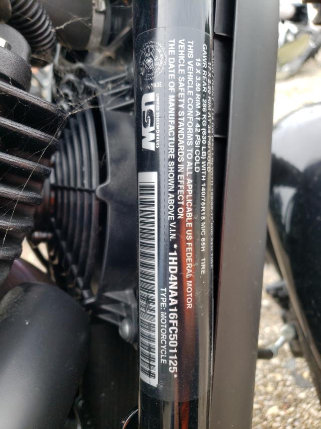 2015 HARLEY-DAVIDSON XG500 1HD4NAA16FC501125