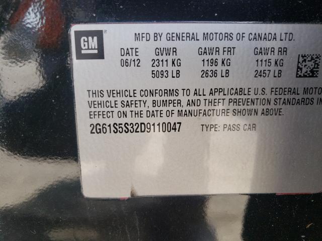 2013 CADILLAC XTS PREMIU 2G61S5S32D9110047