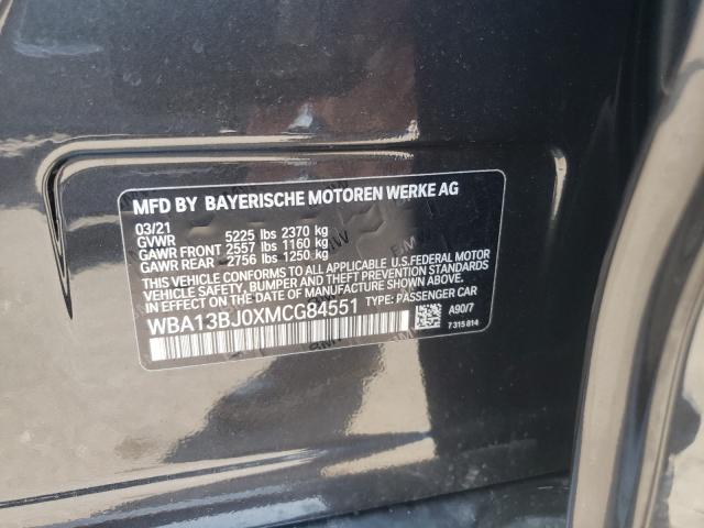 2021 BMW 530 XI WBA13BJ0XMCG84551