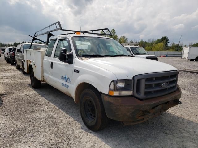 Salvage cars for sale from Copart Leroy, NY: 2003 Ford F250 Super