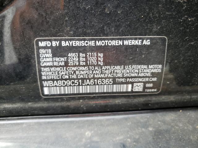 2018 BMW 330 XI WBA8D9C51JA616365