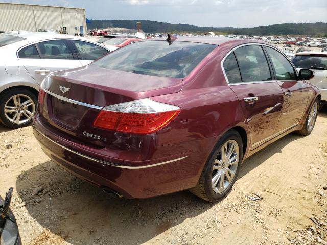 2011 HYUNDAI GENESIS 4. KMHGC4DF7BU132238