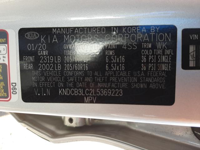 2020 KIA NIRO LX KNDCB3LC2L5369223
