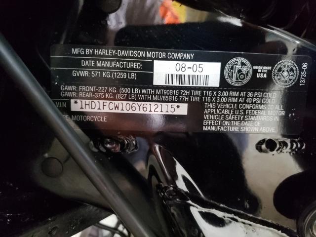 2006 HARLEY-DAVIDSON ELECTRA GL 1HD1FCW106Y612115