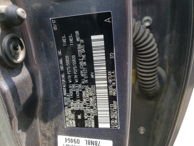 2017 TOYOTA SEQUOIA LI 5TDJY5G17HS153203