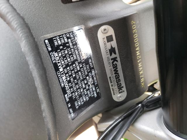 2021 KAWASAKI ZX1002 M JKBZXVM12MA000302