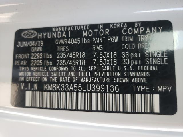 2020 HYUNDAI KONA LIMIT KM8K33A55LU399136