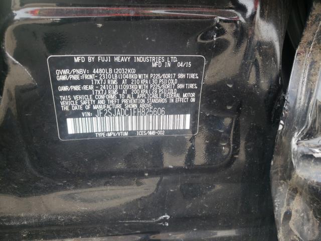 2015 SUBARU FORESTER JF2SJADC1FH825606