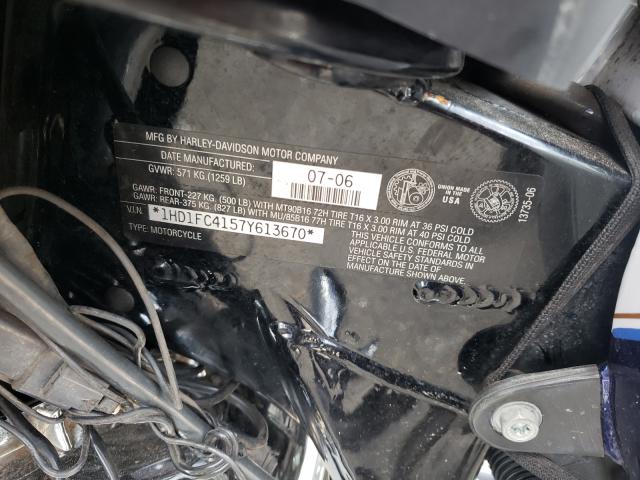 2007 HARLEY-DAVIDSON FLHTCUI 1HD1FC4157Y613670