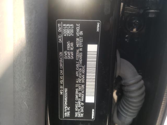 2011 VOLVO S40 T5 YV1672MSXB2550160