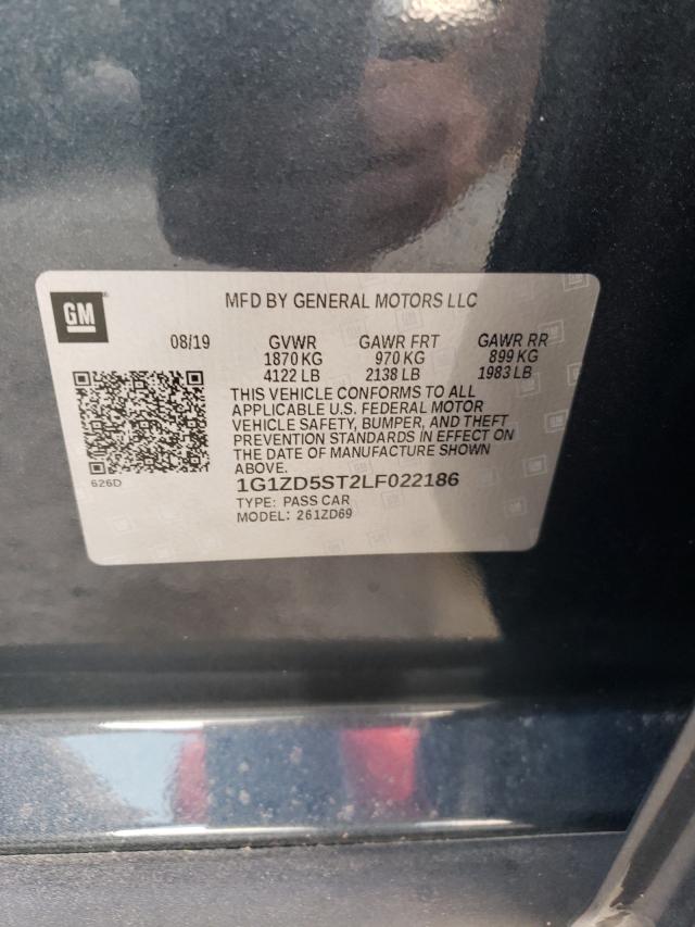 2020 CHEVROLET UK 1G1ZD5ST2LF022186